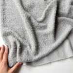 Трикотажный барашек/Букле Жемчужно-серый