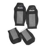 Чехлы MAN TGS (экокожа, серый)