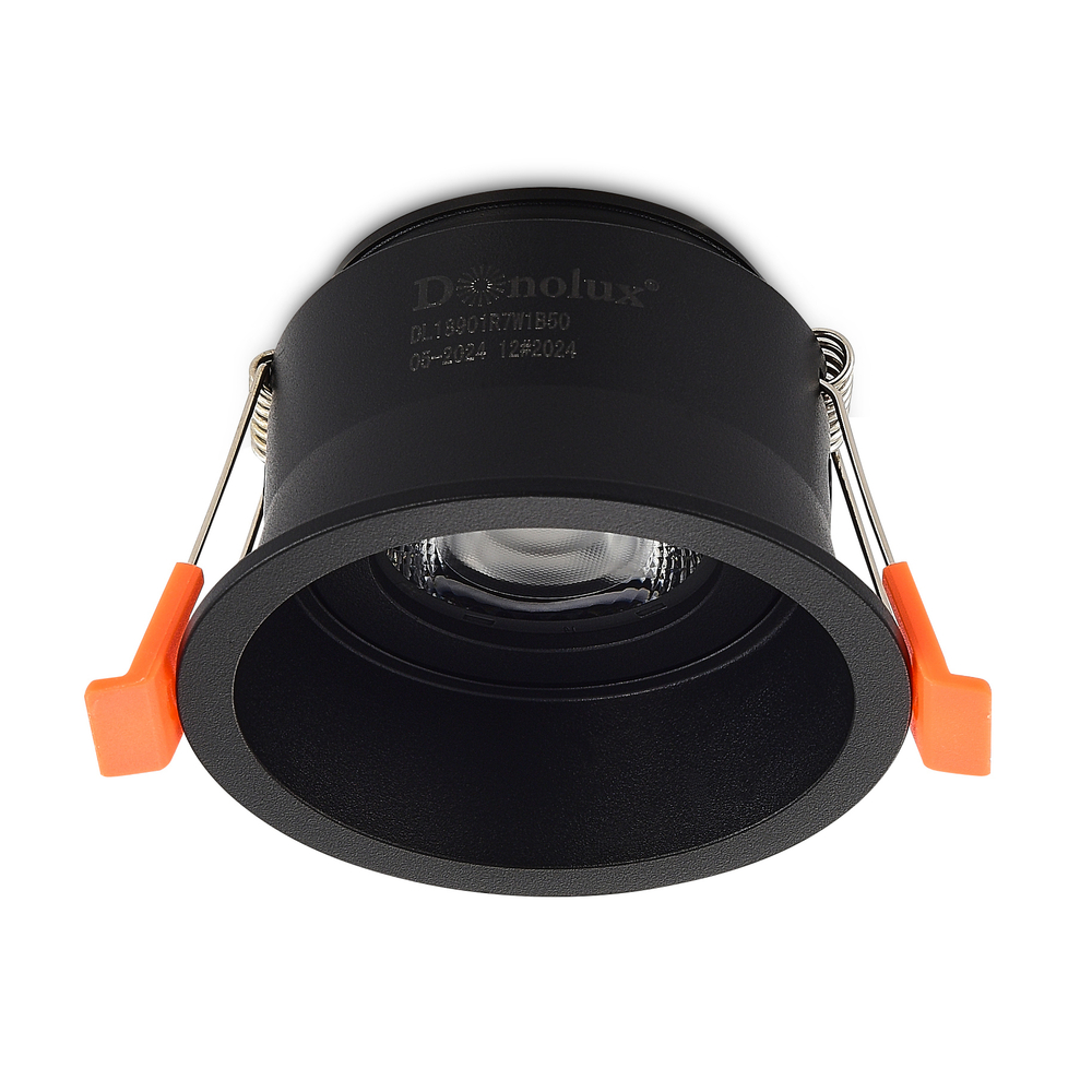 Светильник встраиваемый,  поворотный круглый,  7Вт,  3000К,  670Лм,   D84*H54мм,  IP20,  черный