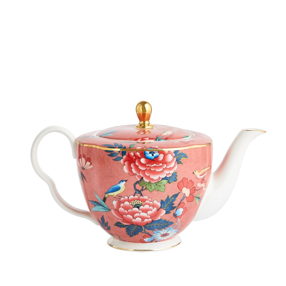 Wedgwood Чайник для чая Paeonia Blush 1 л Коралловый