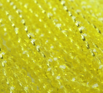 БП006НН46 Хрустальные бусины "рондель", цвет: желтый прозрачный, размер 4х6 мм, кол-во: 58-60 шт.