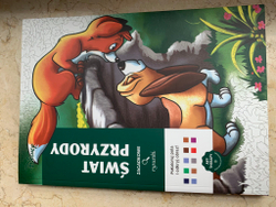 Раскраска по номерам Coloriages mystres Disney - официальное польское издание. Мир природы.