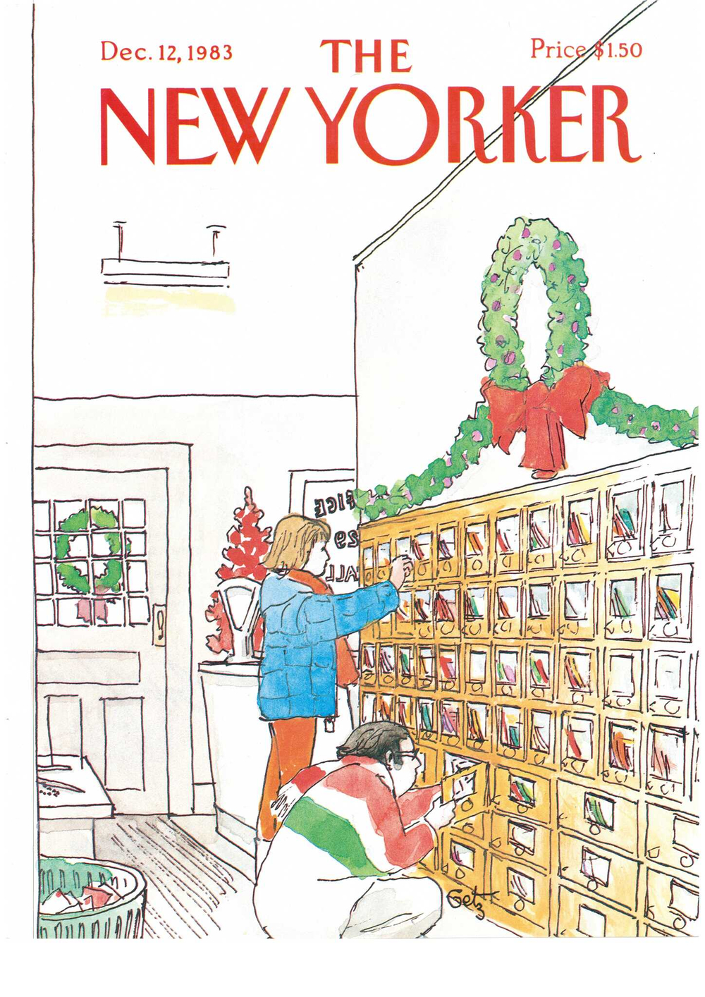 Журнал The New Yorker 12-12-1983, обложка