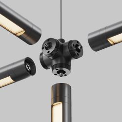 Х-образный вертикальный коннектор для системы без ввода питания Maytoni   CA019L4C-B