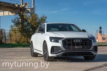 Сплиттеры накладок на пороги для AUDI Q8 S-Line (18-...)