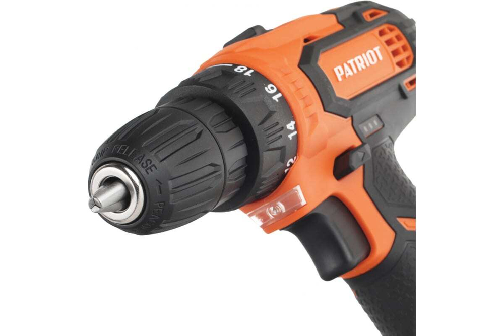 Аккумуляторная дрель-шуруповерт PATRIOT BR 119Li 180301119, 1250 об/мин, 0.89 кг