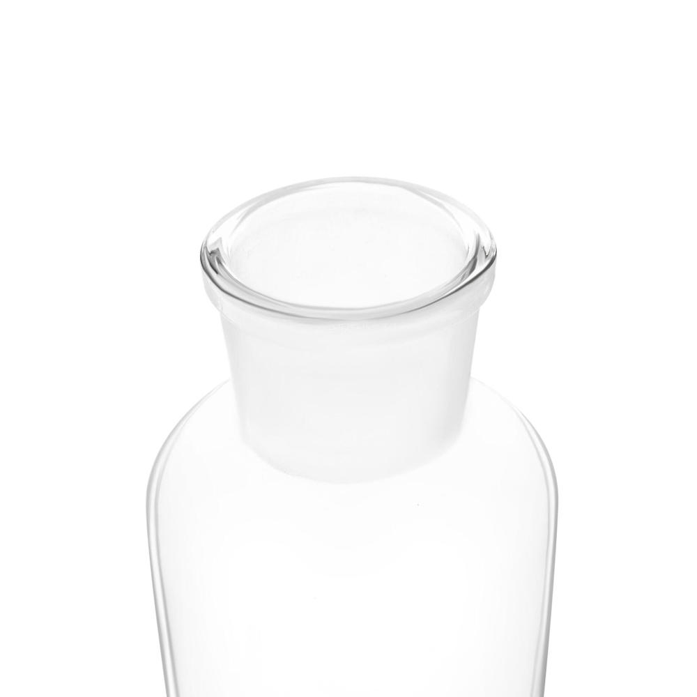 Цилиндр мерный стеклянный с пластиковой пробкой, 2000 мл, с круглым стеклянным основанием