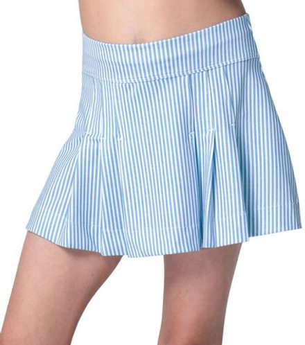 Детская теннисная юбка Lucky in Love Linien Stripe Pleat - periwinkle