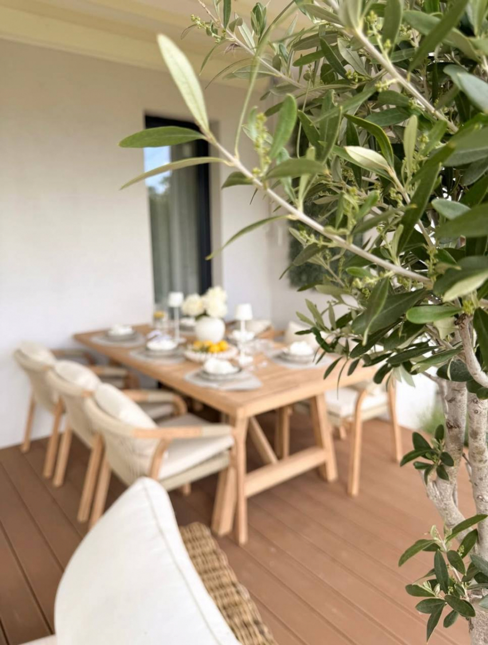 Кресло деревянное с подушками Tagliamento Ravona KD, натуральный, бежевый, HUC25690KD