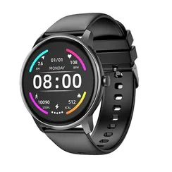 Смарт-часы Hoco Y4, 1.28", 240x240, IP68, BT5.0, 200 мАч, будильник, шагомер, черные