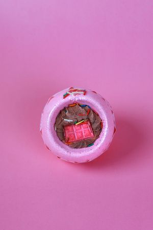 Бомба для ванной "I love you more than chocolate", панна котта, 150г
