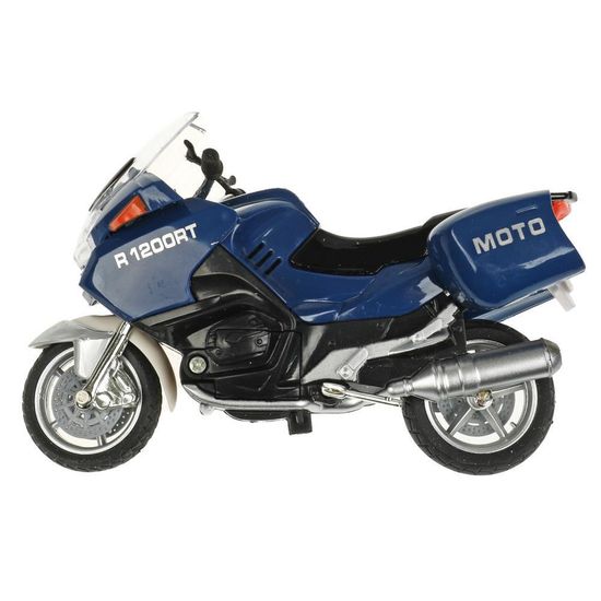 Модель металл свет-звук ТУРИСТБАЙК 12,5 см, подв эл., в ассорт., кор. Технопарк