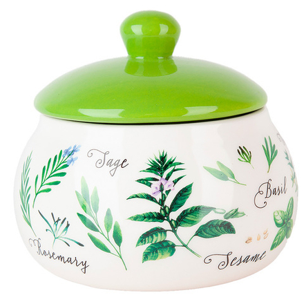 Медовница " " d=13,5см. h=11,5см. v=500мл. (керамика) (подарочная упаковка)