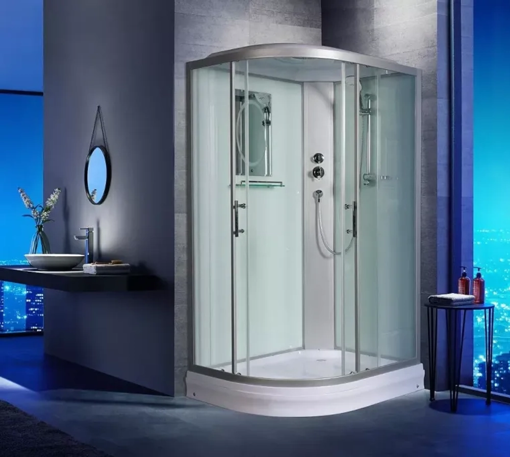 Душевая кабина WeltWasser (ВельтВассер) Werra 1202 R, с низким поддоном, 120x90x217