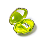 Точилка пластиковая Yalong, 1 отверстие, фигурная, с контейнером, цвет ассорти