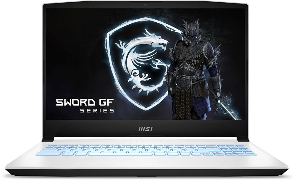 Ноутбук MSI Sword 15 A12UE-487XRU, 15.6", IPS, Intel Core i7 12700H 2.1ГГц, 16ГБ, 512ГБ SSD, NVIDIA GeForce RTX 3060 для ноутбуков - 6144 Мб, Free DOS, 9S7-158333-487, белый