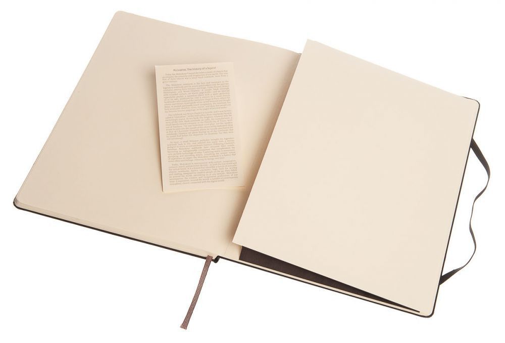 Блокнот Moleskine Classic XLarge 190х250 мм 192 стр. нелинованный с твердой обложкой (QP092)