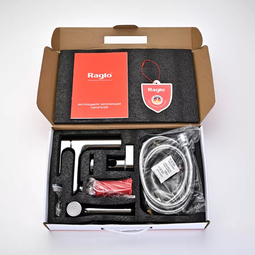 Смеситель для раковины с гигиеническим душем Raglo R03.12, хром