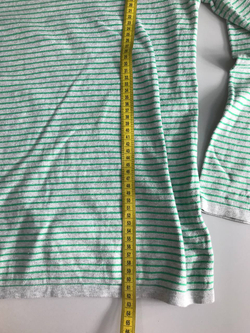 Лонг Gap в полоску, маркировка М, визуально на 46 размер