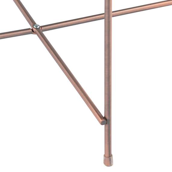 Журнальный столик Josen, Ø43 см, медный