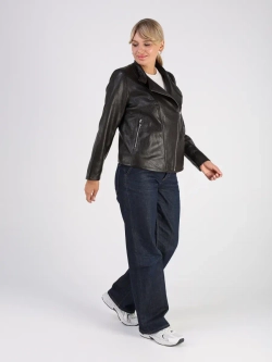 Кожаная куртка демисезонная косуха