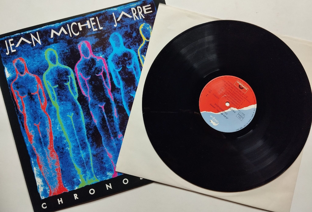 Винтажная виниловая пластинка LP Jean Michel Jarre Chronologie (Spain 1993)