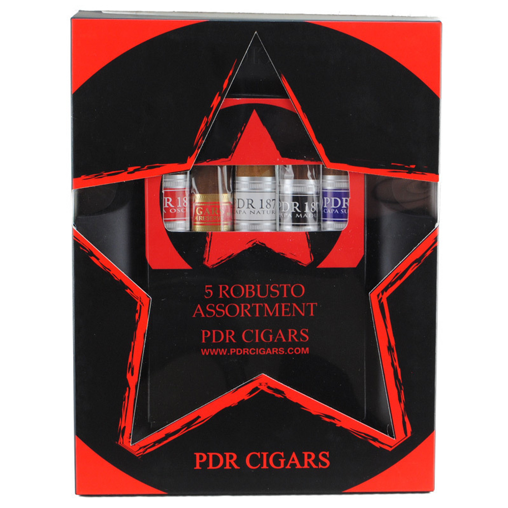 PDR Assorted Robusto 5-Pack Combo Ashtray