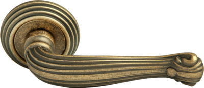 Ручка дверная RAP-CLASSIC-L 4 бронза старая матовая