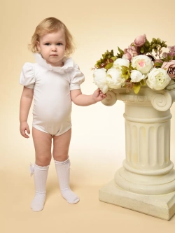 Боди с декоративным воротничком