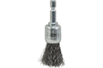Щетка проволочная кистевая (d19 мм, толщ. проволоки 0.3 мм, гофрированная, металл, 1/4") Makita D-76526