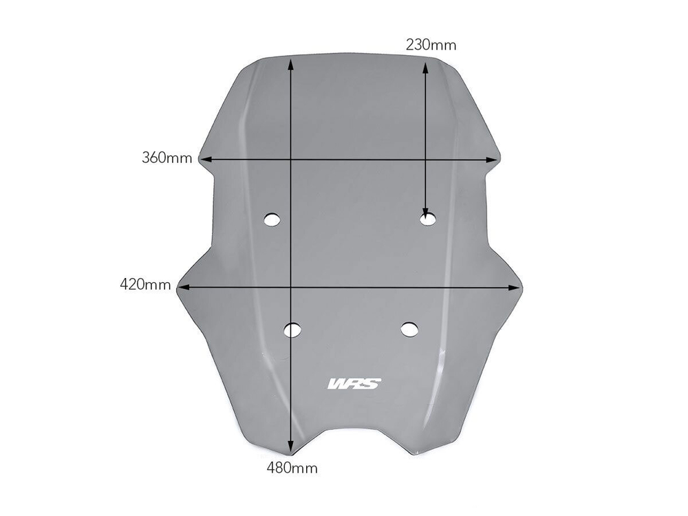 WRS Ветровое стекло Touring BMW C 400 X затемненное BM048F