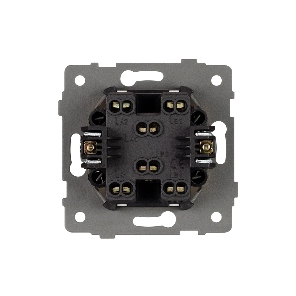 Механизм выключателя одноклавишный перекрёстный SWT-MKX1-PL-BK-V (250V, 10A) (Arlight, -) 049876