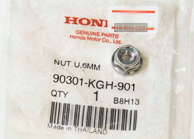 90301-KGH-901. NUT, U, 6MM (FUJI SEIMITSU)