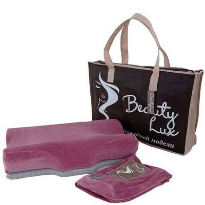 Подушка с эффектом памяти под голову BeautyLux