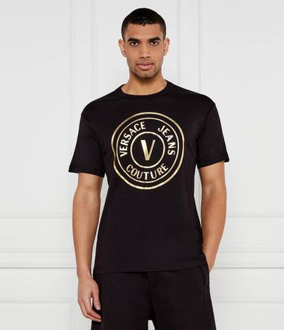 Футболка Versace Jeans Couture - черный(78GAHT01CJ00T)