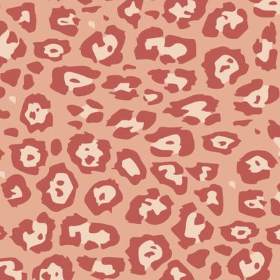 Бежево бордовый леопард