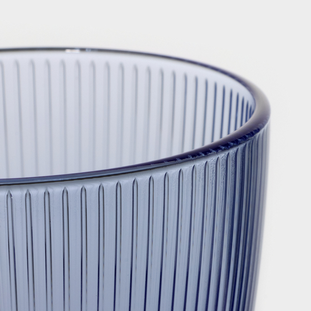 Стакан низкий "Концепто Страйпи" синий 250 мл