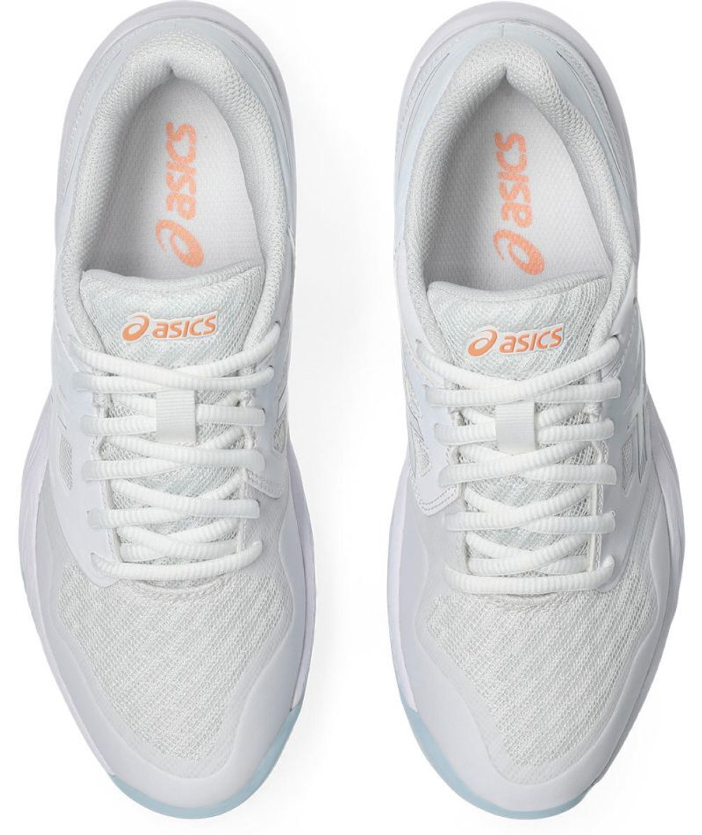 Женские кроссовки для бадминтона/сквоша Asics Gel-Court Hunter 3 - white/grey blue
