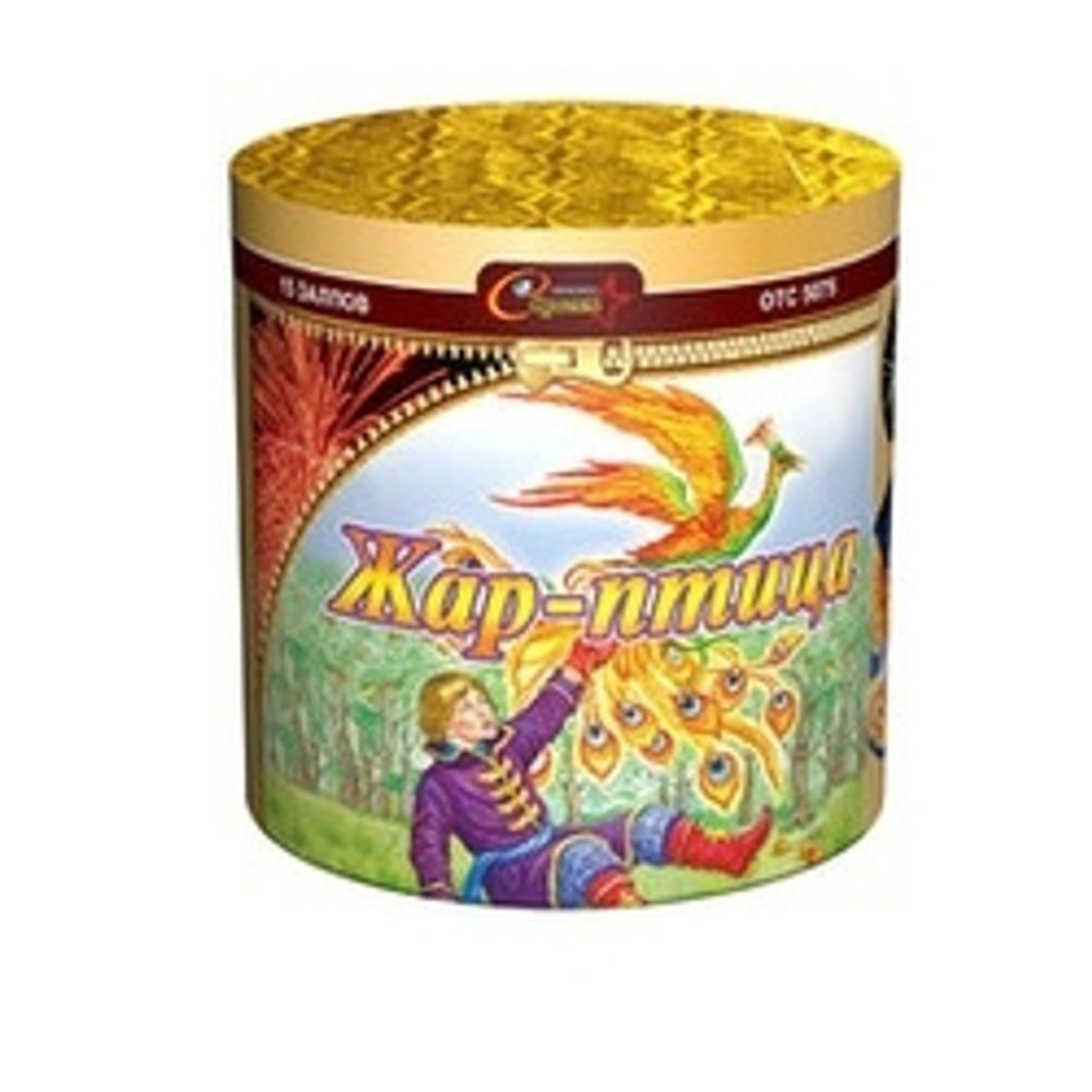 Батарея салютов Жар птица   1"/15 залпов