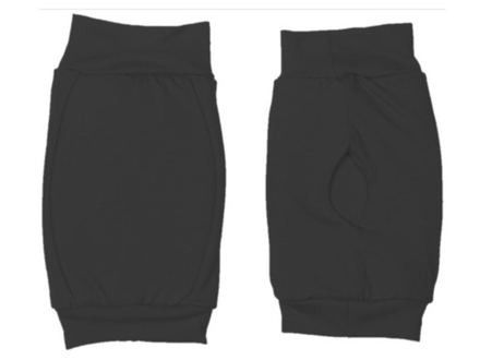 Наколенник для гимнастики и танцев ИНДИГО, р.L, цвет чёрный  (материал: трикотаж, поролон) :(ч):