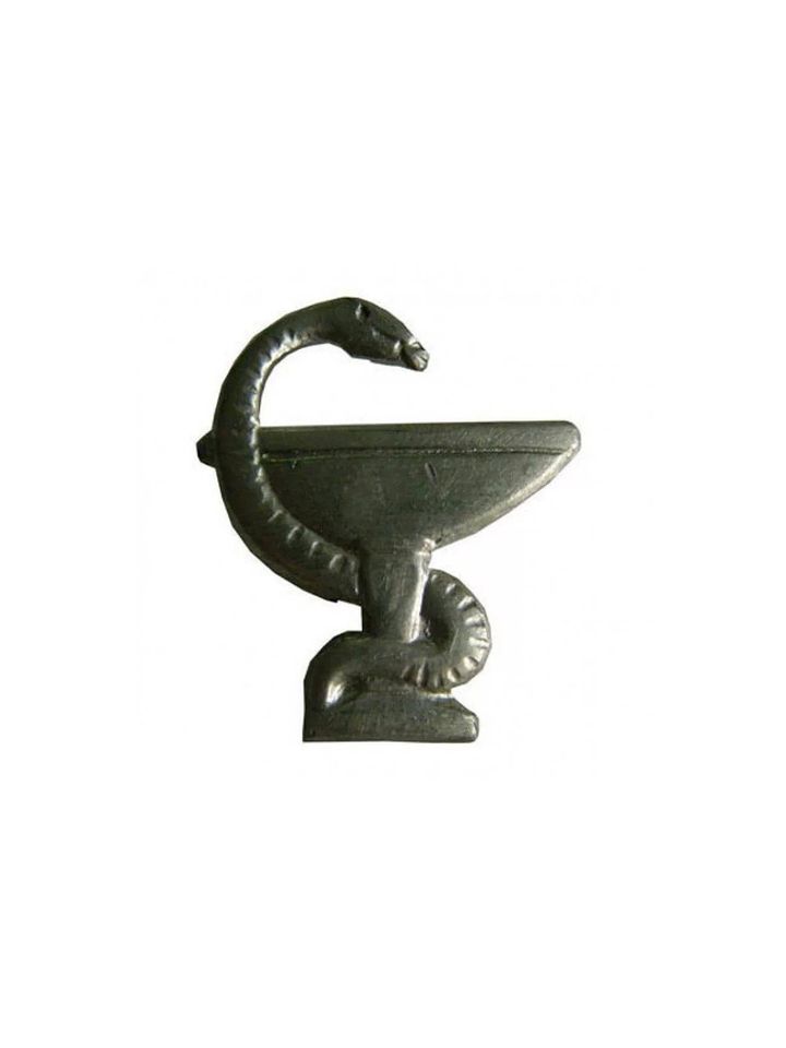 Эмблема петличная Медицинская служба металл полевая