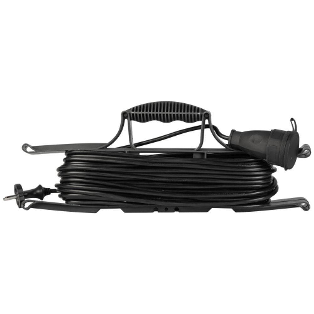 Удлинитель силовой ЭРА GREEN LINE FR-6-20m Greenline на рамке 1 розетка без заземления 20м ПВС 2x0.75мм2