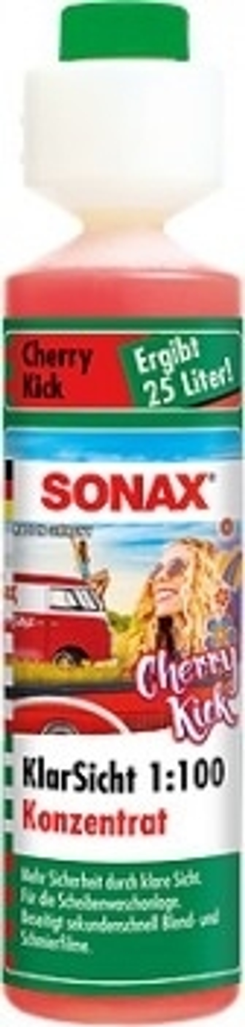 Sonax 0,25л (Чистый обзор стеклоомыватель Вишневый удар концентрат )