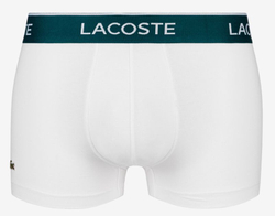 Мужские спортивные боксеры Lacoste Casual Cotton Stretch Boxer 3P - белый