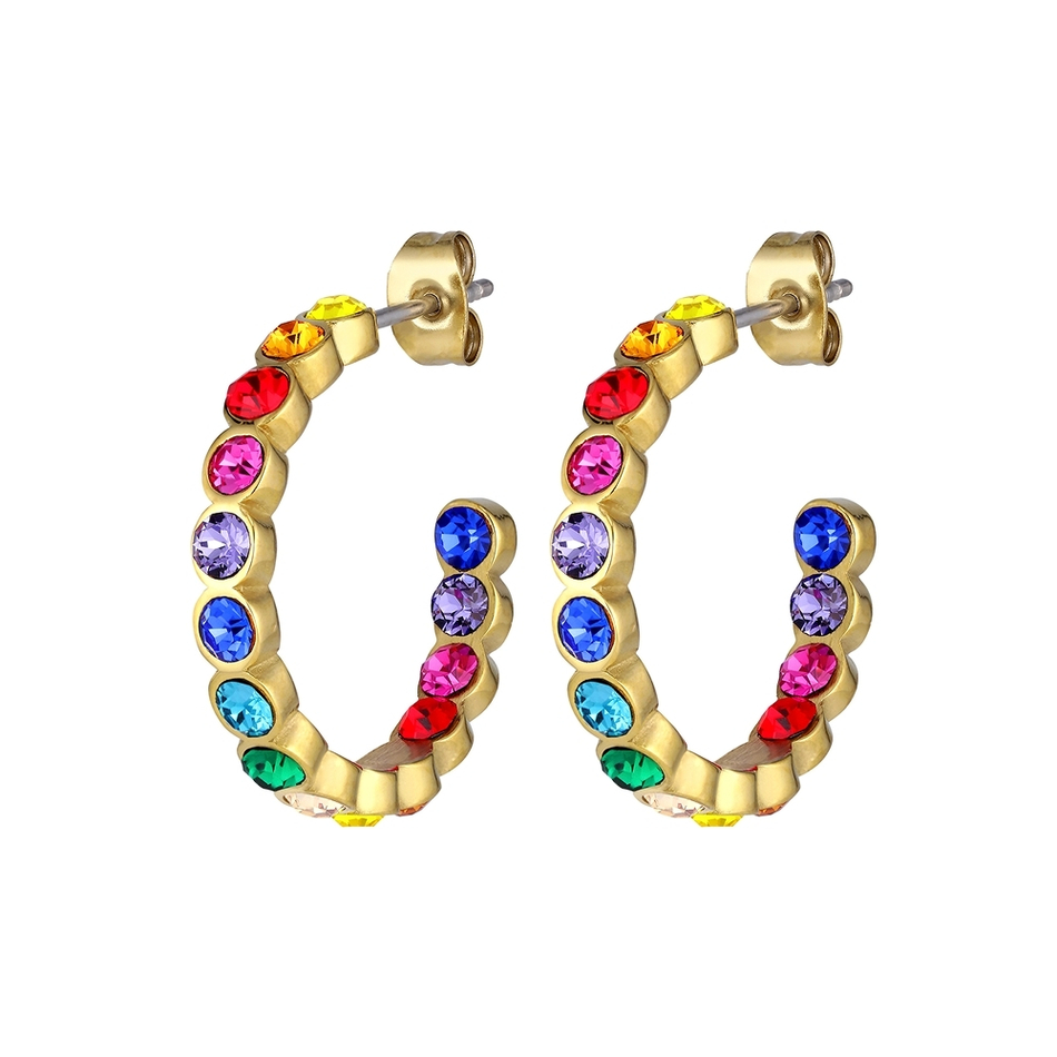 Серьги Dyrberg Kern HOLLY SG RAINBOW 390110