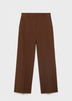 Прямые брюки с посадкой на талии