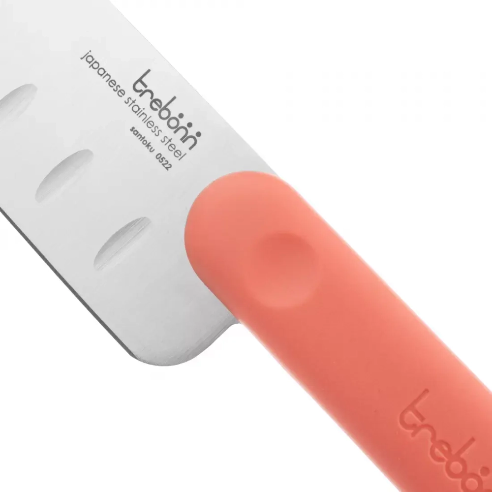 Нож кухонный Сантоку 18см Trebonn Chopping boards and Knives оранжевый