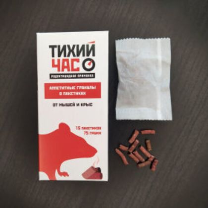 Родентицидная приманка "Тихий Час" 75 гр