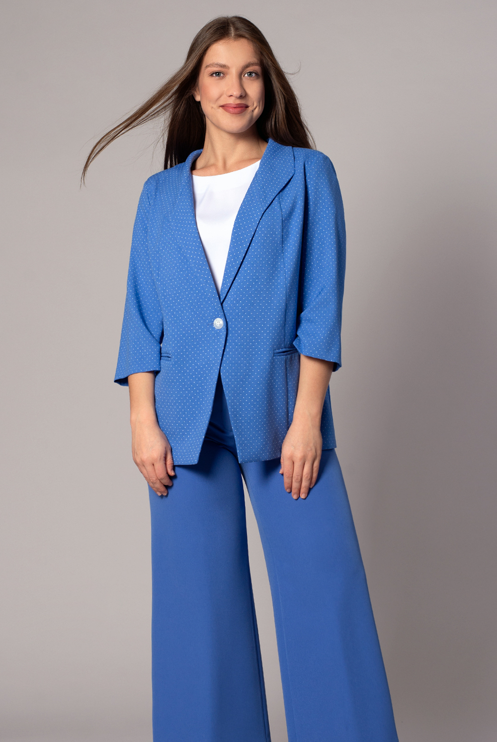 Жакет женский 3288АПА, горох #259Гз043288АП