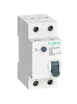Дифференциальный автомат (АВДТ) Systeme Electric City9 Set 1P+N С16А 6kA 10мА Тип-A